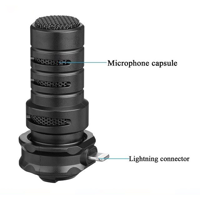 Micro thu âm cổng lightning cho Iphone | Boya BY-DM200
