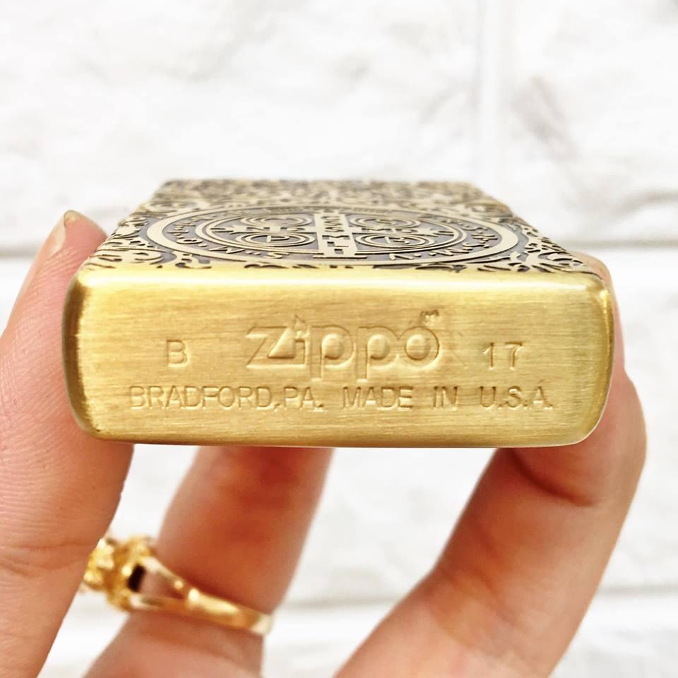 [HCM]BẬT LỬA ZIPPO MỸ - ĐỒNG KHẮC 5 MẶT CONSTANTINE - (CÓ TEM ĐỎ) - (XÀI XĂNG)