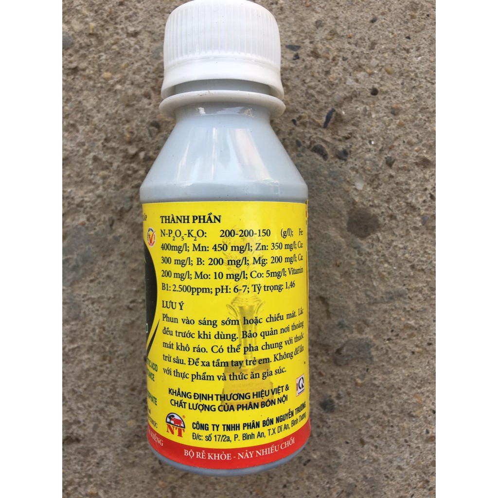 Phân bón NT vitamin B1 100ml- Công thức siêu ra rễ