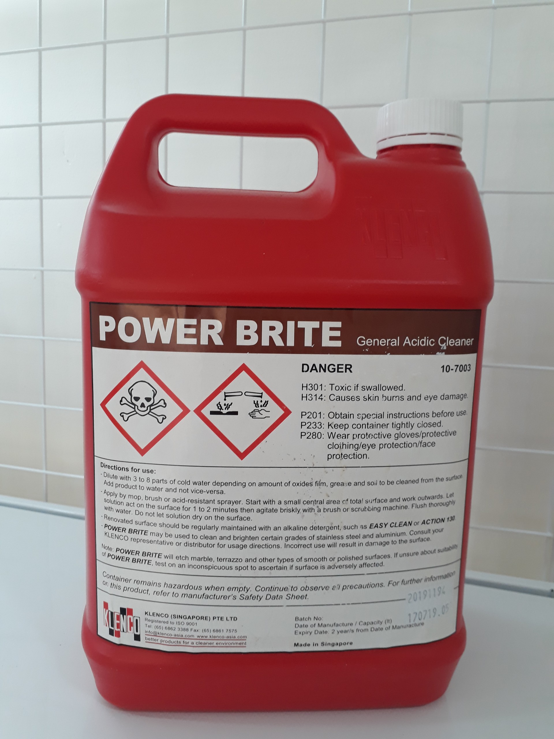[HCM]Power Brite - Chất tẩy cặn canxi cặn gỉ (bẩn nặng)