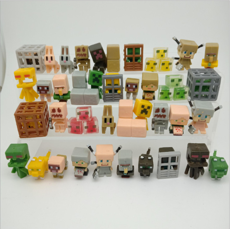 random 10 nhân vật minecraft mini figure