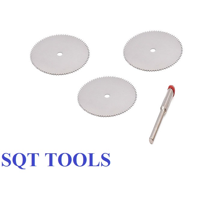 3 đĩa cắt răng cắt gỗ mini cán 3mm