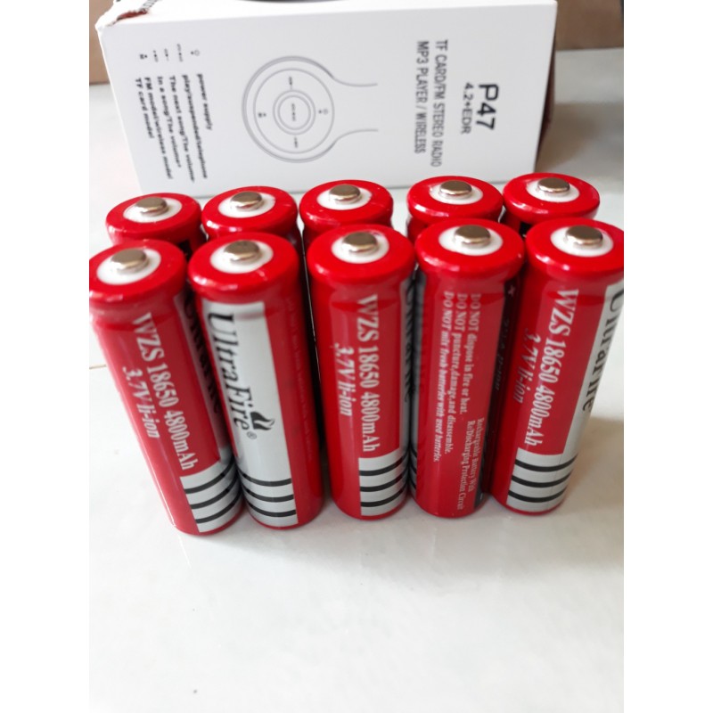 Ultrafire pin sạc wzs 18650 3.7v 6800mah