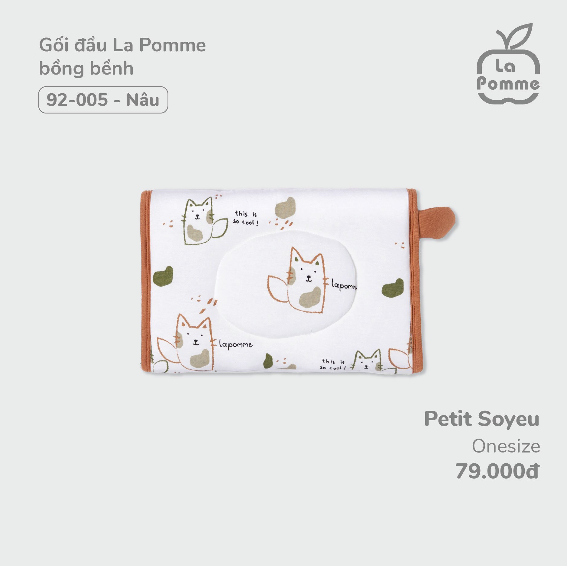 Gối sơ sinh La pomme