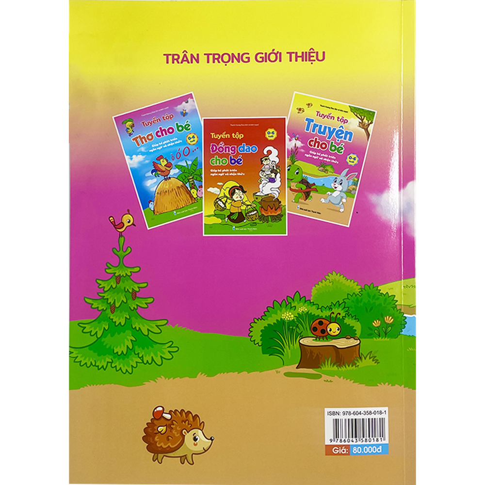 Sách Tuyển Tập Truyện Cho Trẻ Em Từ 0 - 6 Tuổi - Giúp Bé Phát Triển Ngôn Ngữ Và Nhận Thức