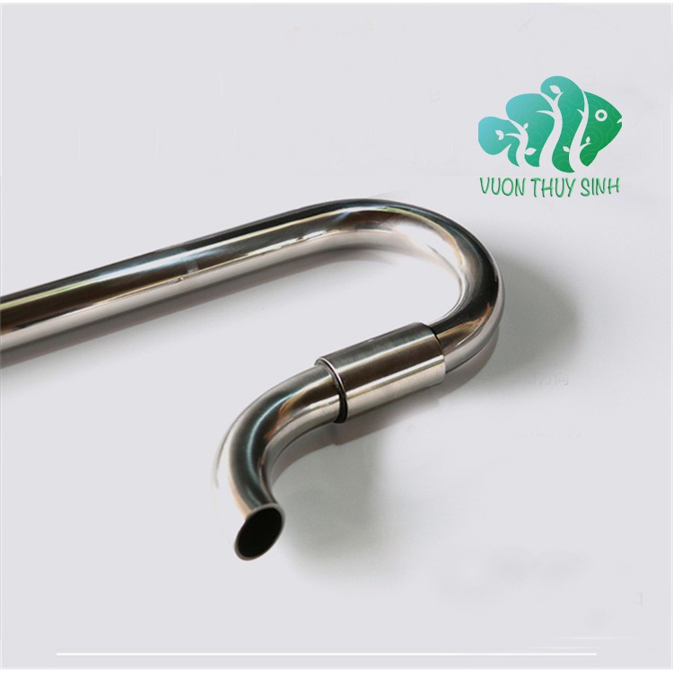 Ống IN OUT INOX MUFAN  fi16 (đầu out xoay chỉnh dòng có lọc váng)