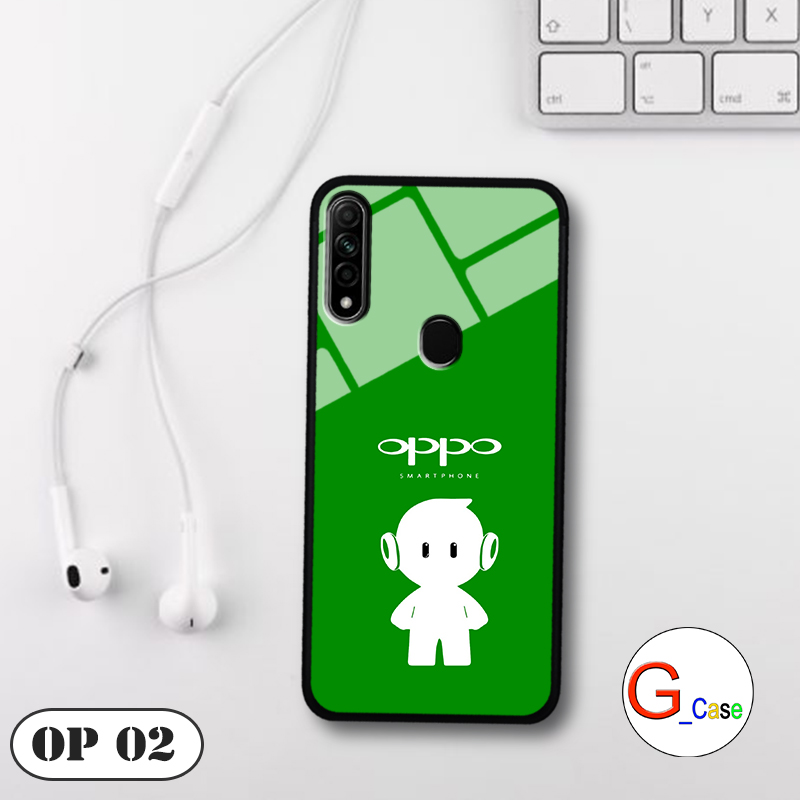 Ốp lưng Oppo A8 2020 in 3D hình logo điện thoại