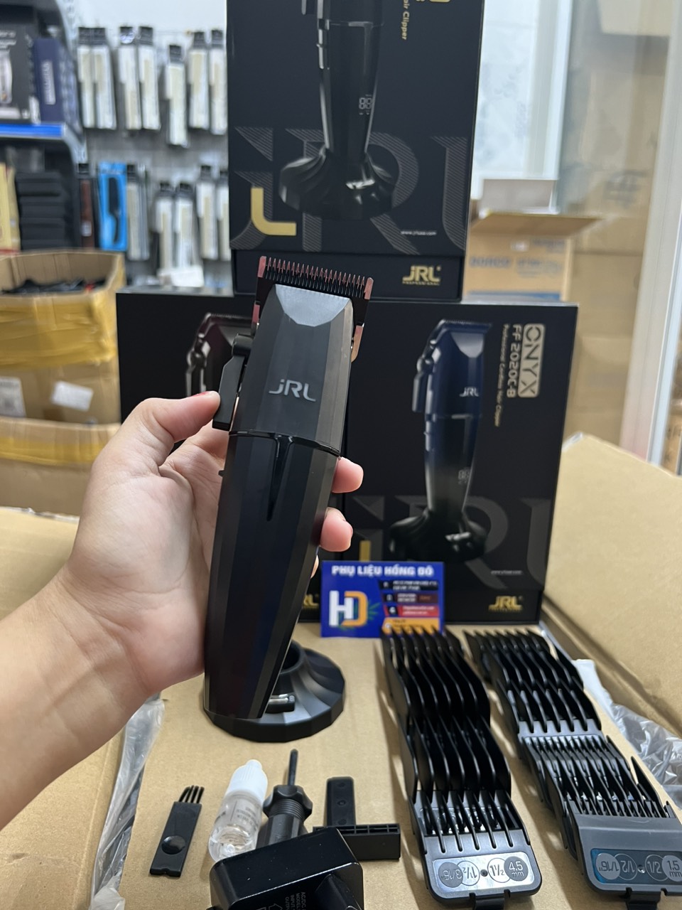 Tông đơ cắt tóc JRL Black ONYX