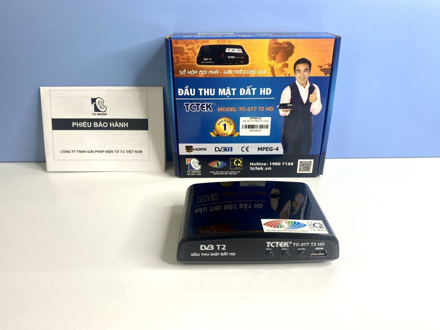 Đầu thu DVB T2 TCTEK TC 377