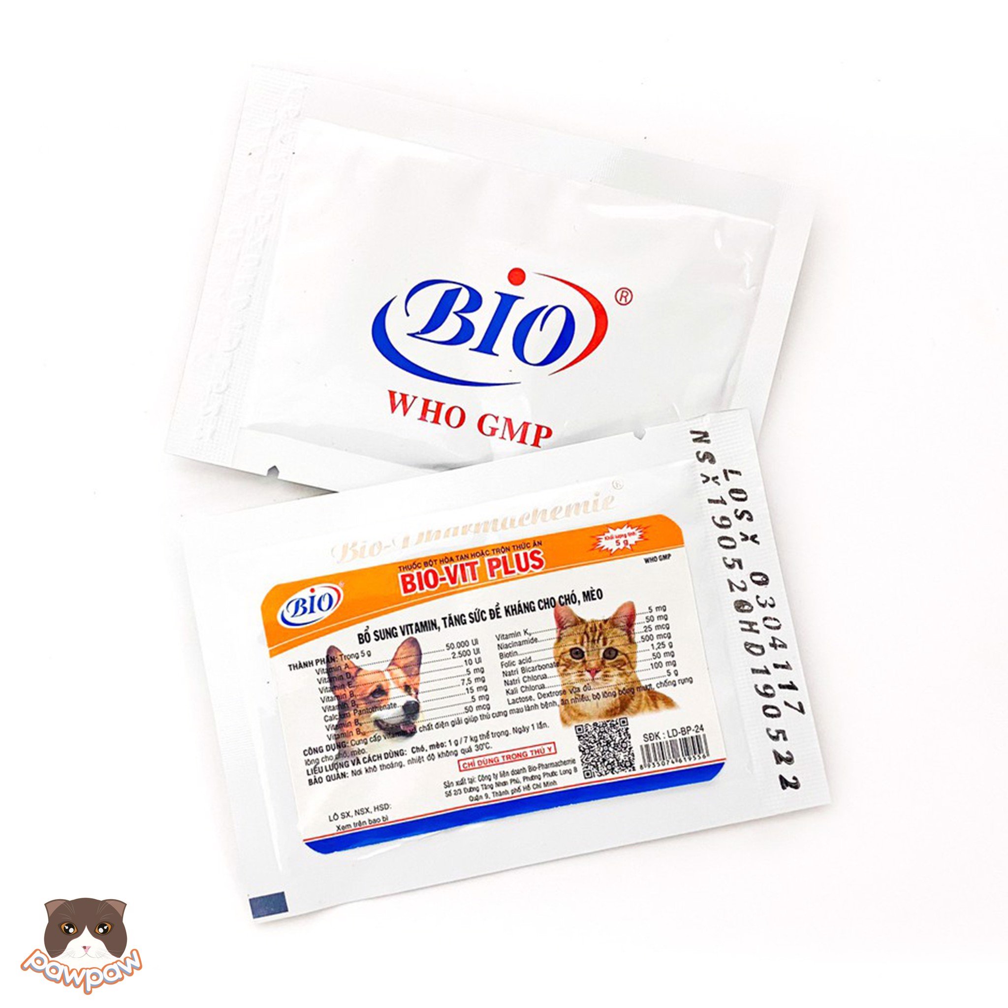 Bio Vit Plus bổ sung vitamin, tăng sức đề kháng chó mèo