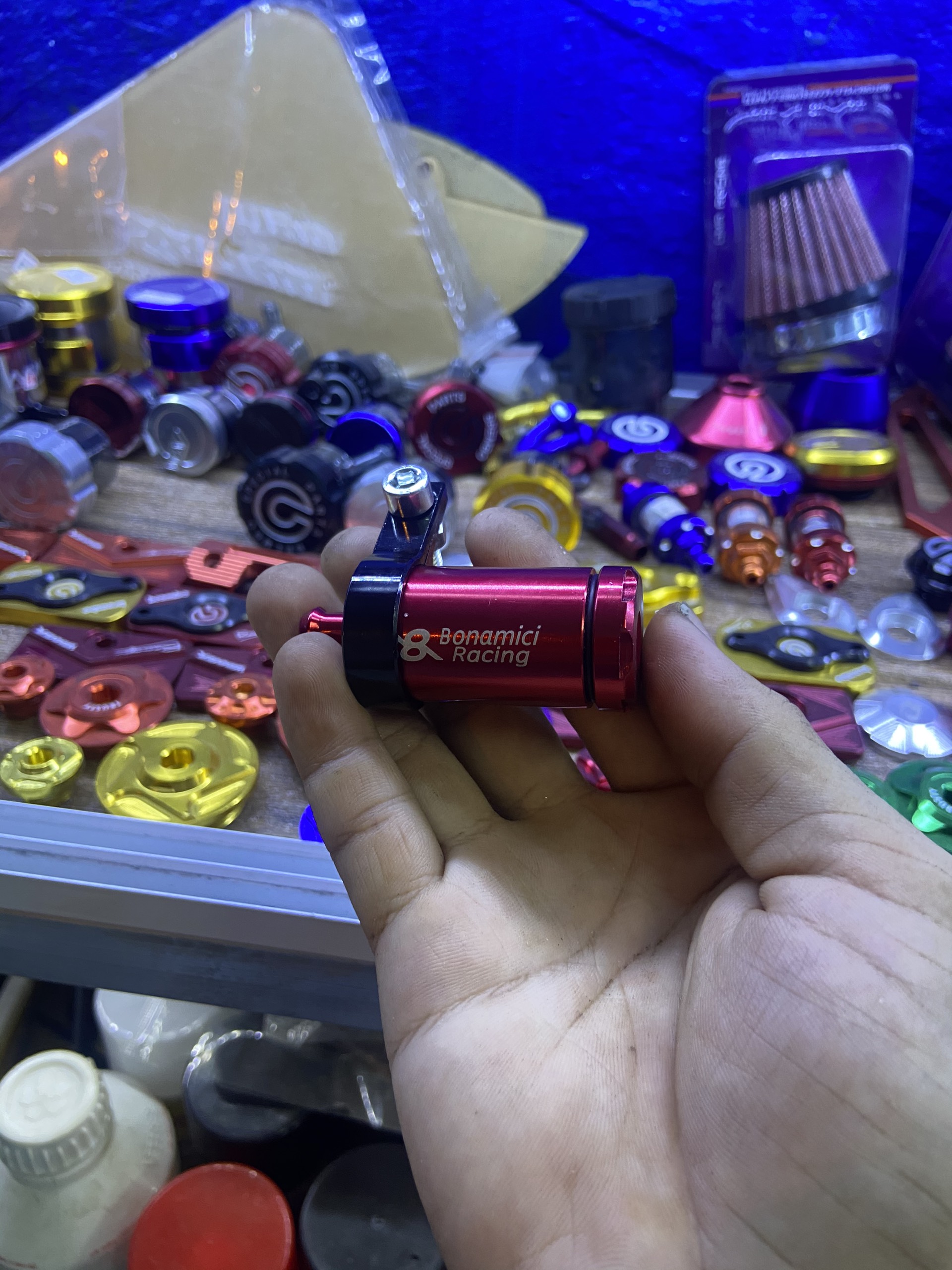 bình dầu nhôm cnc Bonamici
