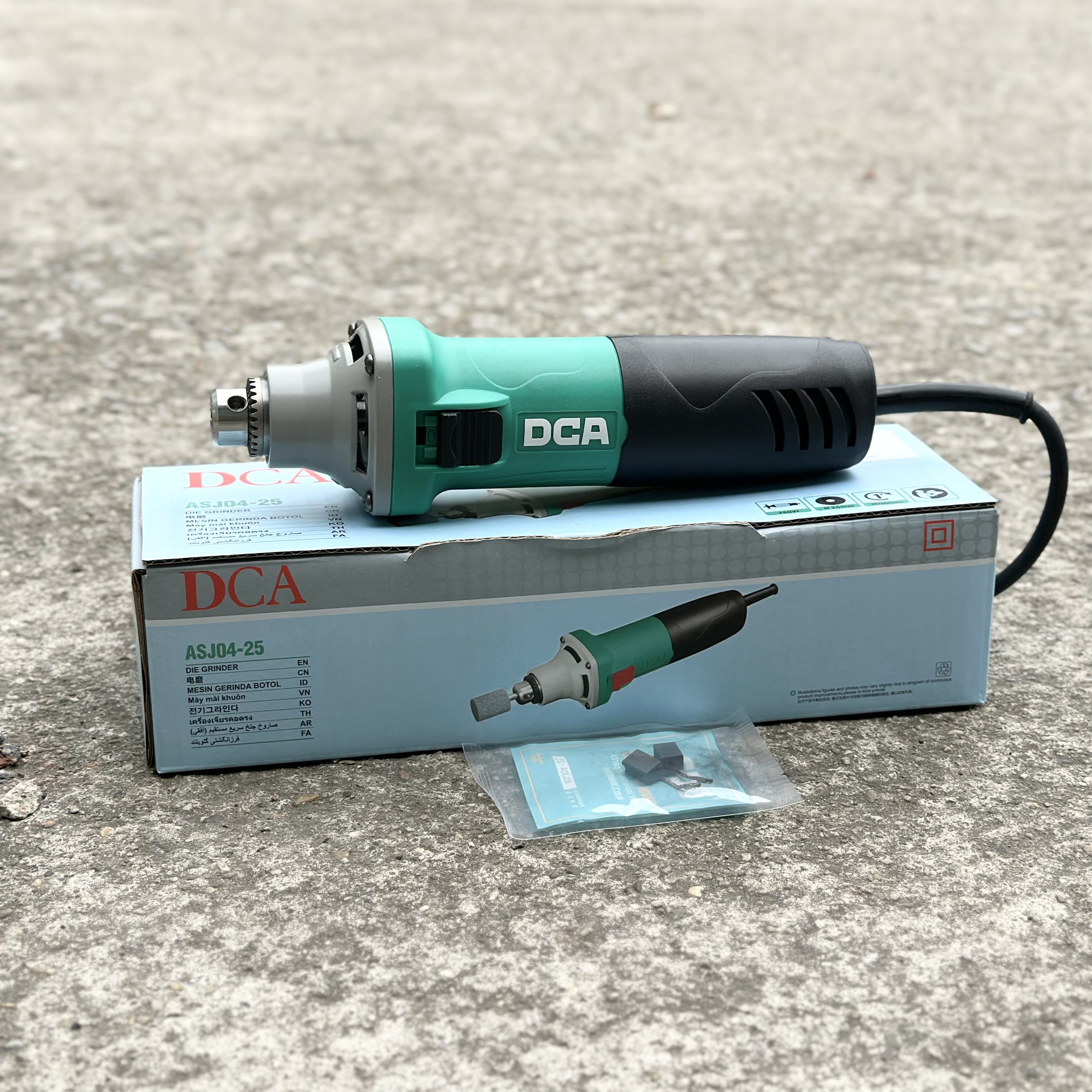 Máy Mài Khuôn, Máy Mài Thẳng DCA  04-25 Công Suất 260W Có Điều Tốc Chuyên Mài Lũa Gỗ ,Cây Cảnh ,,