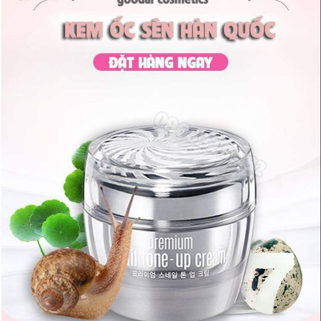 Kem Ốc Sên dưỡng trắng da mờ nám tàn nhang