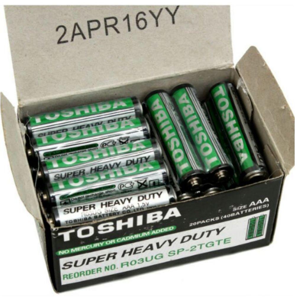 20 - 40 viên pin AAA Toshiba (còn gọi là pin đũa pin nhí lắp cho điều khiển-Remote)