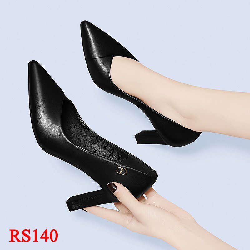Giày da cao gót 7cm RS140