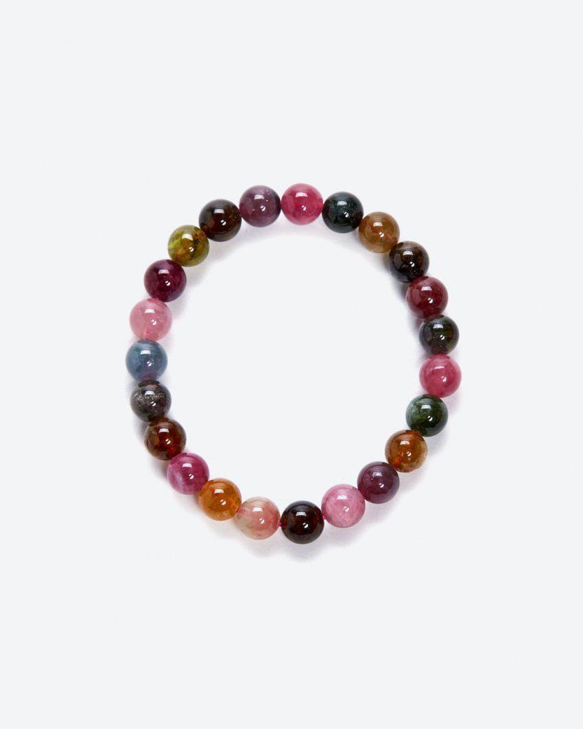 [HCM]Vòng Tay Đá Tourmaline Đa Sắc 8mm - Ngọc Quý Gemstones
