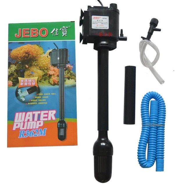 Đầu lọc – máy bơm nước bể cá Jebo R362M Thay cho máy bơm bị cháy của bể đúc