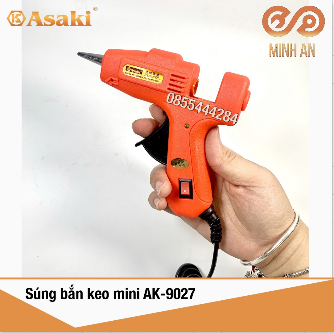 Súng Bắn Keo Nến Mini Asaki Ak-9027