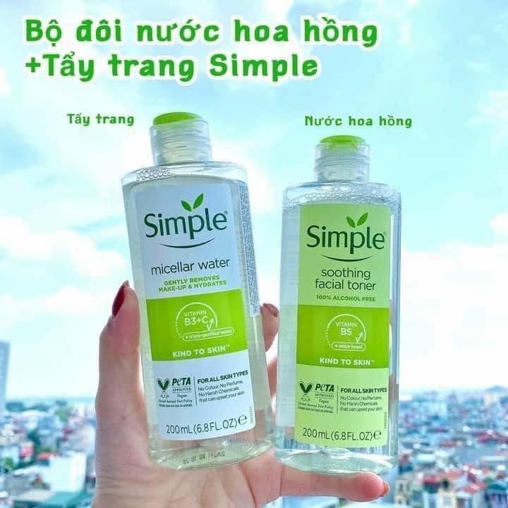 Nước Tẩy Trang Simple Micellar Cleansing Water
