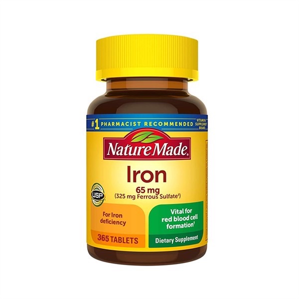 [HCM]Bổ sung sắt Nature Made Iron 65mg.