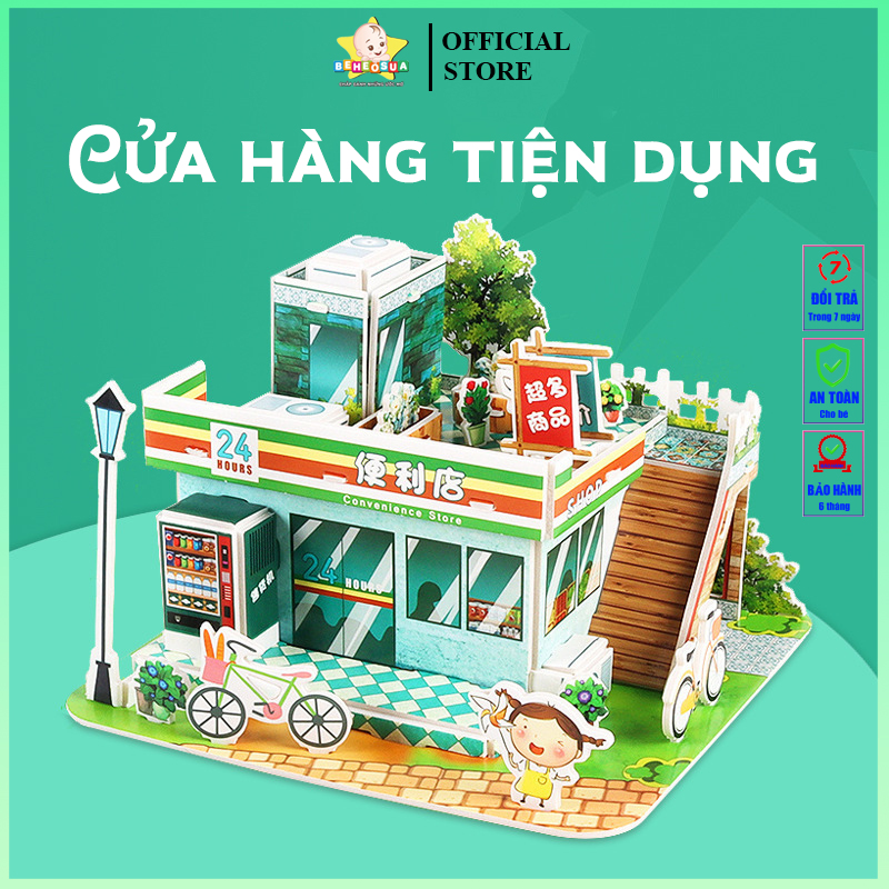 đồ chơi xếp hình cho bé - mô hình 3D cho bé