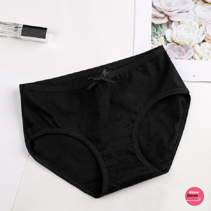 Quần Lót Nữ Cotton Đính Nơ Mềm Mại