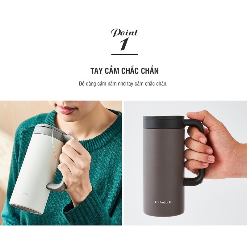 Ca giữ nhiệt LOCK&LOCK 473mL Table Mug - LHC4247