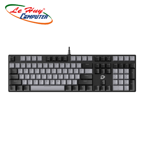 Bàn phím quang cơ Gaming DAREU EK810X BLACK-GREY (WATERPROOF, Optical switch, MULTI LED) - Blue switch