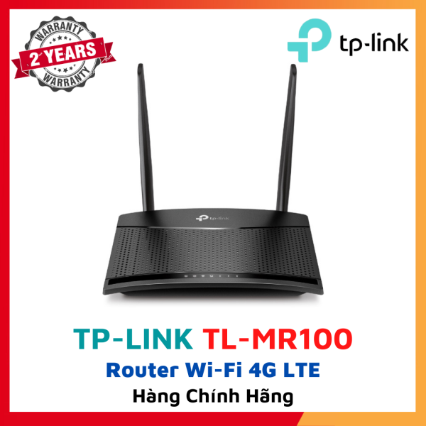 Bảng giá Bộ phát wifi 4G Lte TP-LINK TL-MR100 | Chuẩn N Tốc Độ 300 Mbps | IEEE 802.11b/g/n | 1 Khe Cắm Thẻ Micro SIM | Bảo hành 24 tháng Phong Vũ