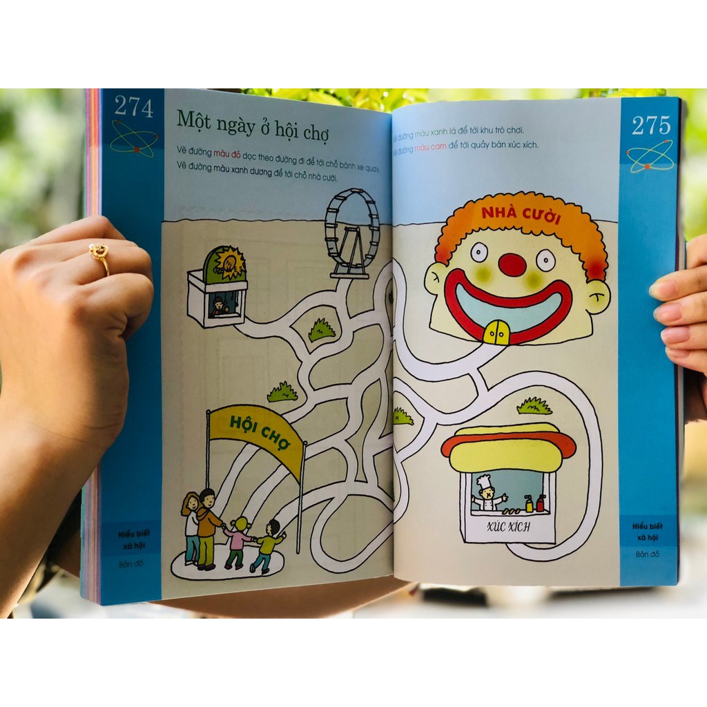 Sách - Brain Quest Workbook  - phát triển tư duy - Á Châu Books ( Bộ 3 Cuốn, 3-7 Tuổi )