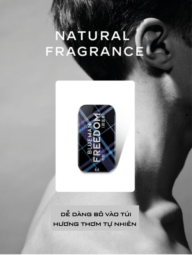 (Xả Kho) SÁP KHỬ MÙI BLUEMAN SIÊU THƠM NAM TÍNH 10g