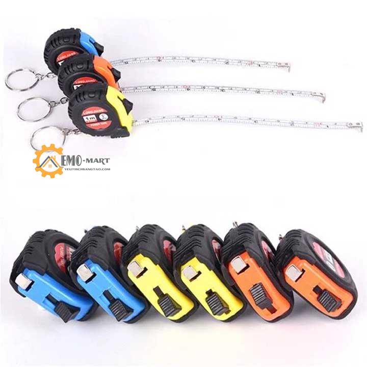 [FreeshipMAX] Móc khóa thước rút mini 1 mét