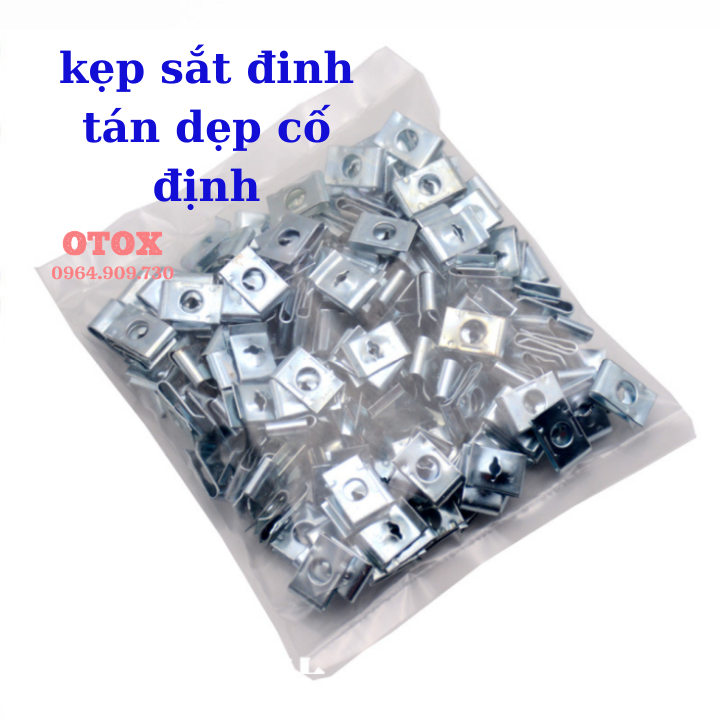 Kẹp sắt đinh tán dẹp cố định OTOX