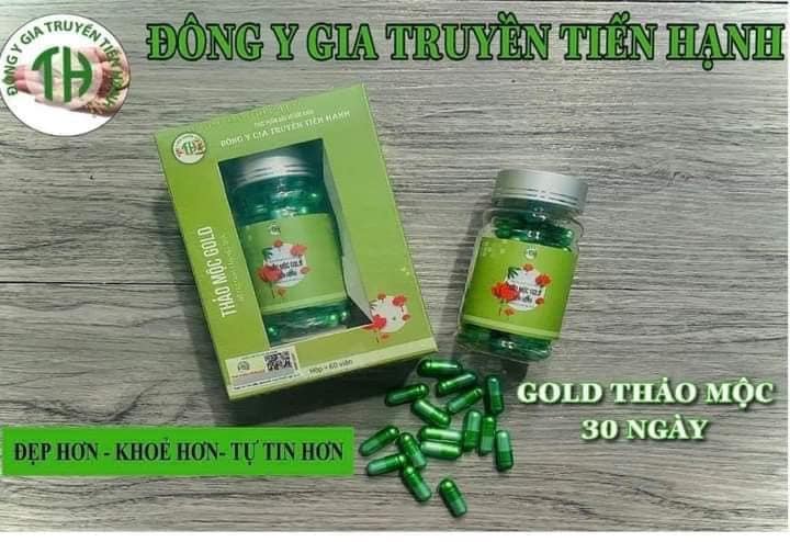 Thảo mộc tăng cân gold hộp 60 viên- tăng cân an toàn cho người gầy