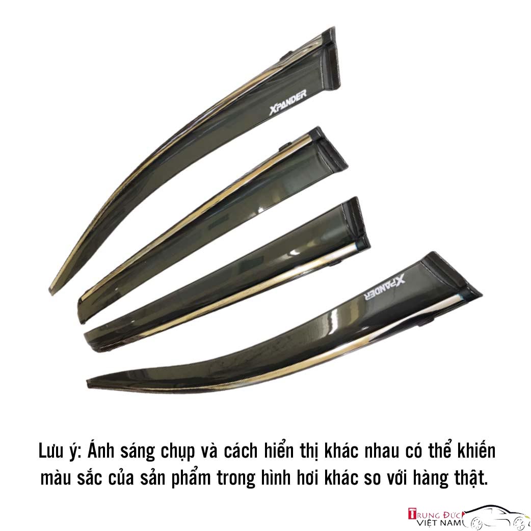 Bộ vè che mưa chỉ mạ crom cho xe MITSUBISHI XPANDER