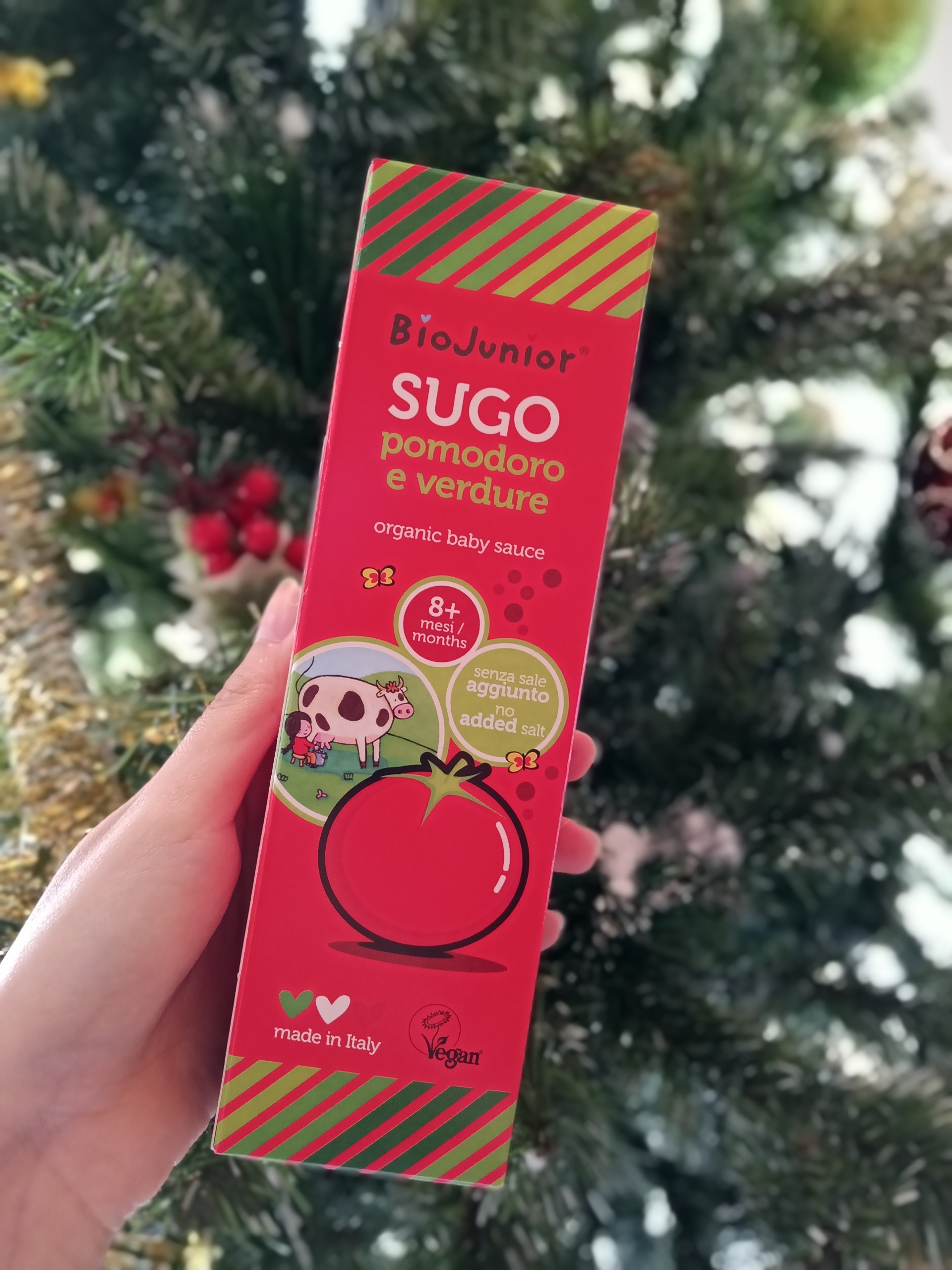 [HCM]Sốt cà chua hữu cơ cho bé Bio Junior 150g ( Từ 8 tháng tuổi) - Leafhouse hcm