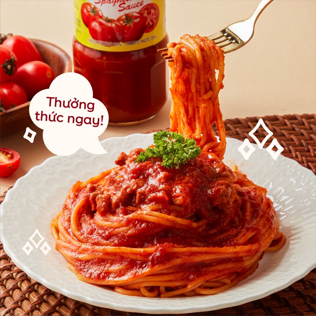 Xốt spaghetti cà chua (phô mai) Ottogi hũ 220g, 400g, 1kg