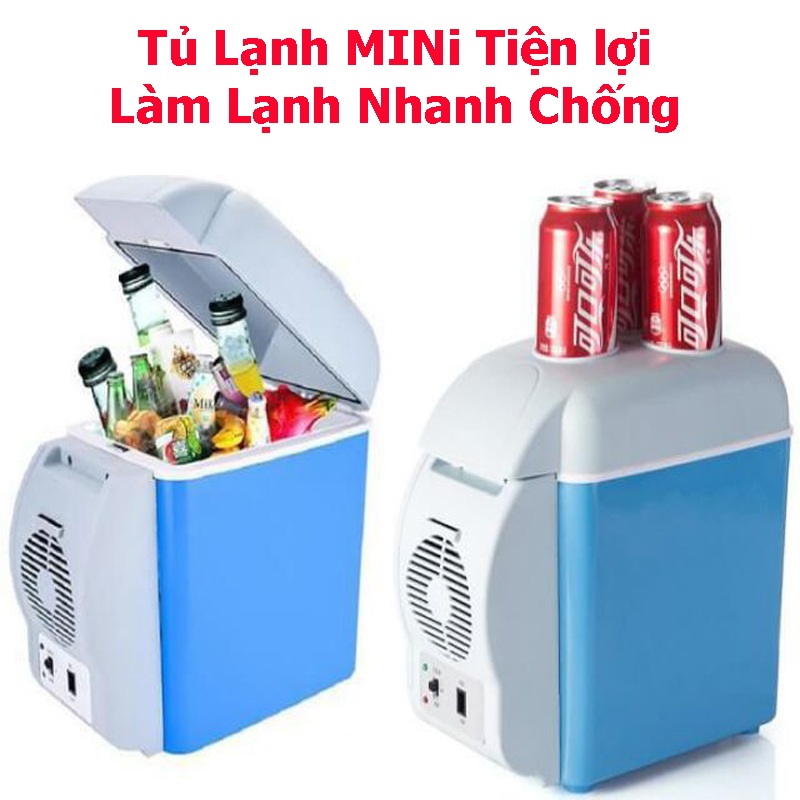 Tủ lạnh mini 7.5l 12v cho xe hơi- tủ lạnh mini xe hơi, ô tô 7.5 lít du lịch, cắm trại tiện dụng. tiện dụng trên ô tô khi đi xa tủ lạnh xe hơi tủ lạnh đi dã ngoại tủ lạnh di động dùng cho văn phòng