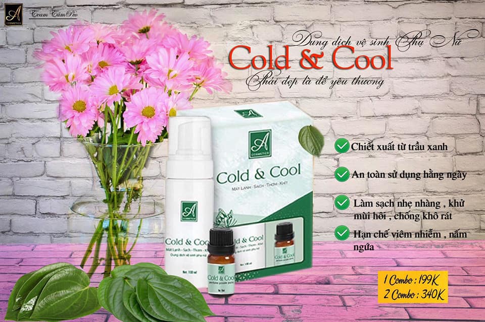 [Chính Hãng] dung dịch vệ sinh cold and cool A cosmetics Phương Anh