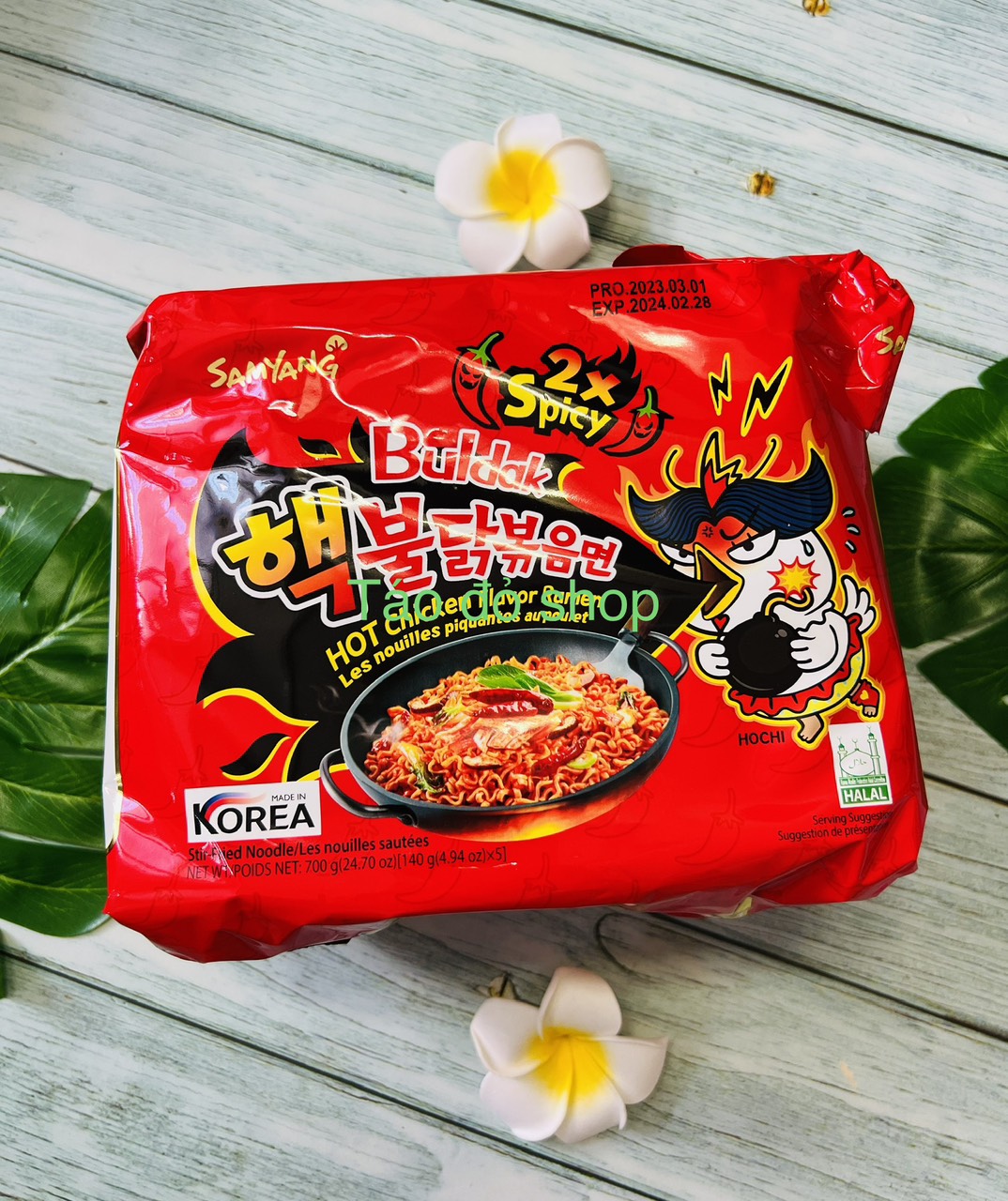 (COMBO 5 gói) Mì gà cay Samyang Hàn Quốc đủ vị