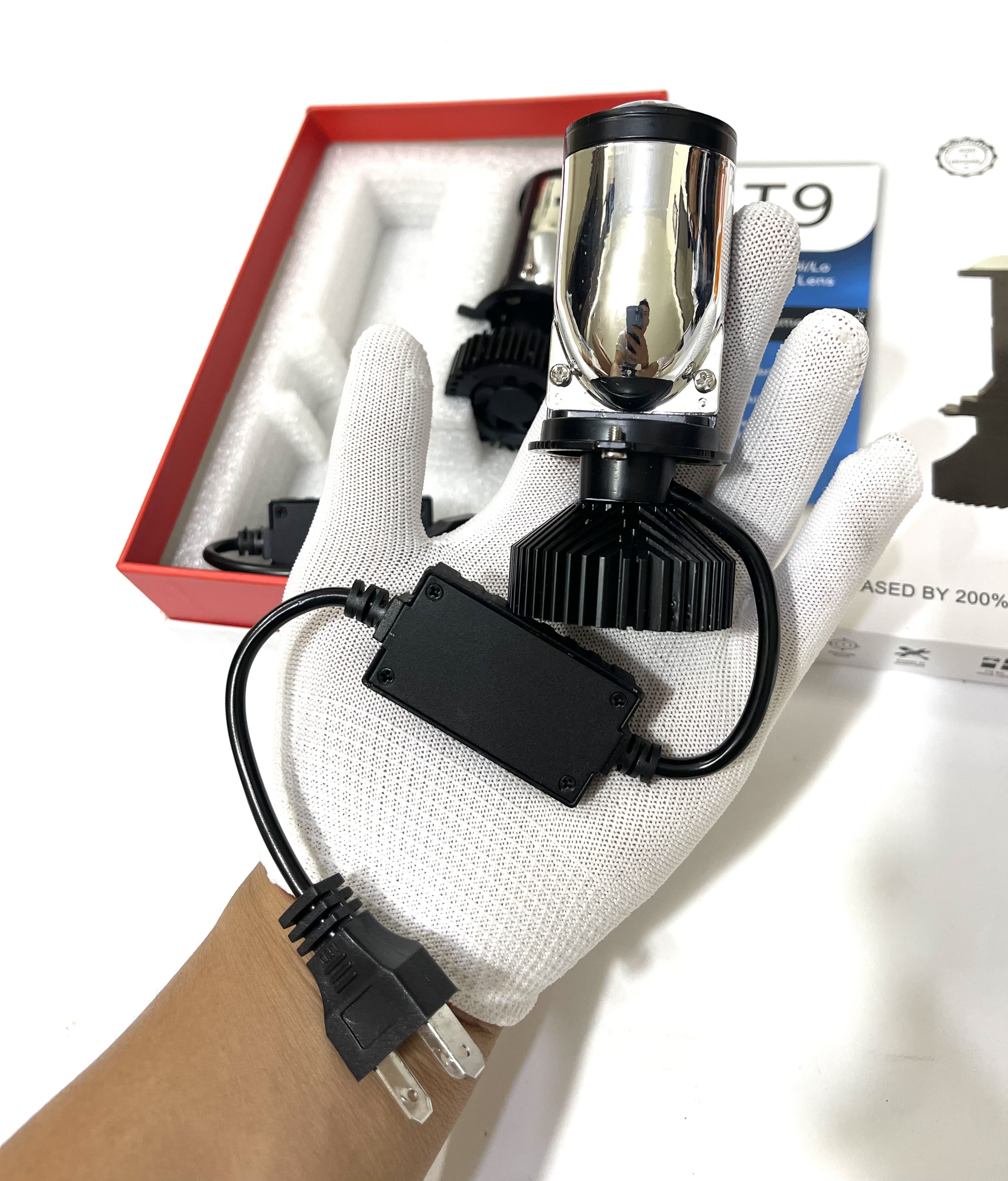 [RBHL2001] ĐÈN LED BI CẦU MINI T9