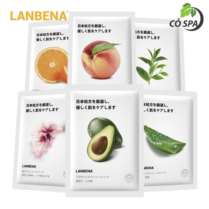 MẶT NẠ TRÁI CÂY ✨ LANBENA✨ chăm sóc da Nhật Bản