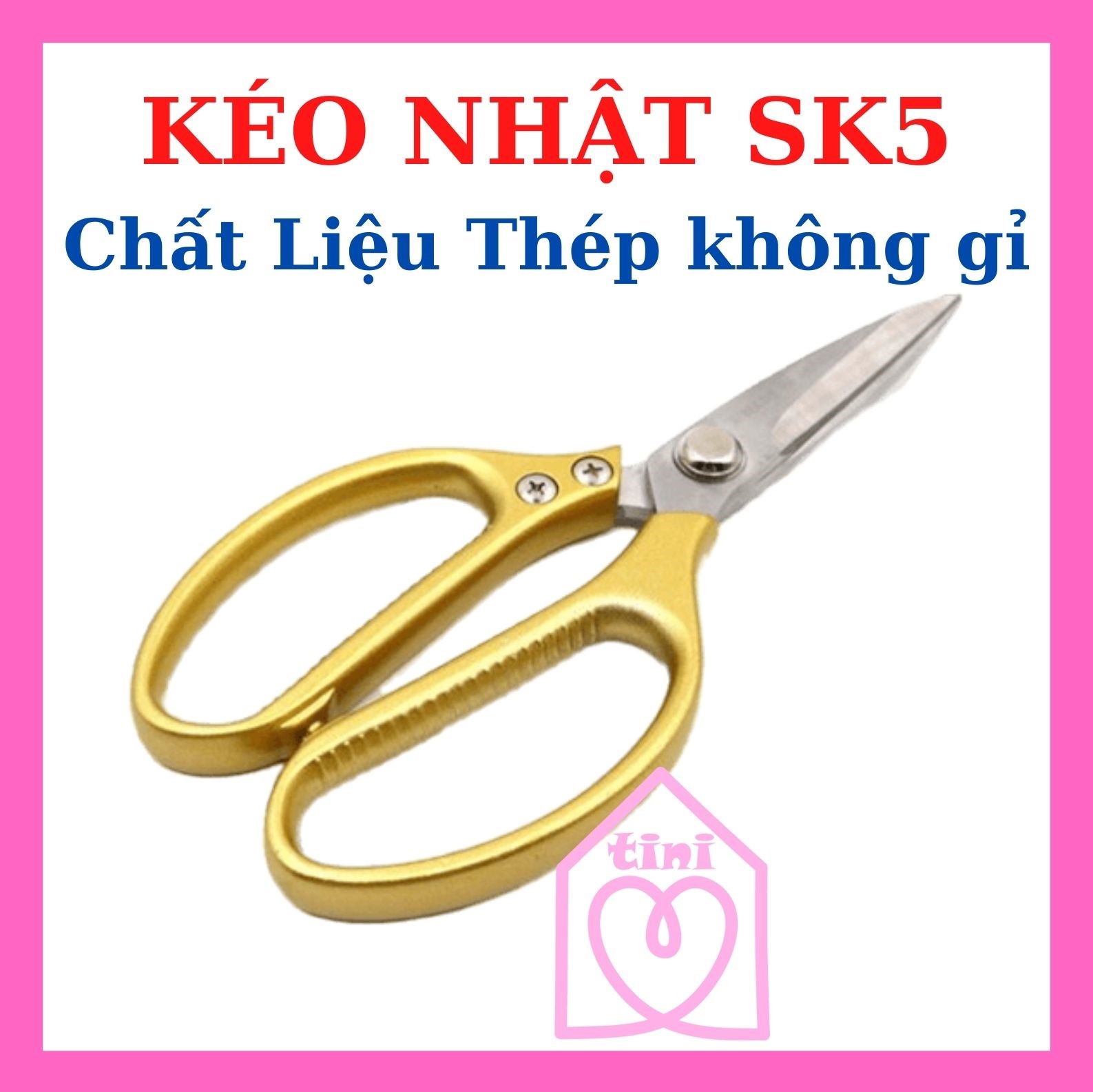Scissors Japanese multi-purpose Sk5 multi-purpose, scissors Japanese blade stainless steel useful super sharp, pull Sk5 multi-purpose cutting chicken, cut fins, cutting aluminum, pruning convenience Tini shop HCM