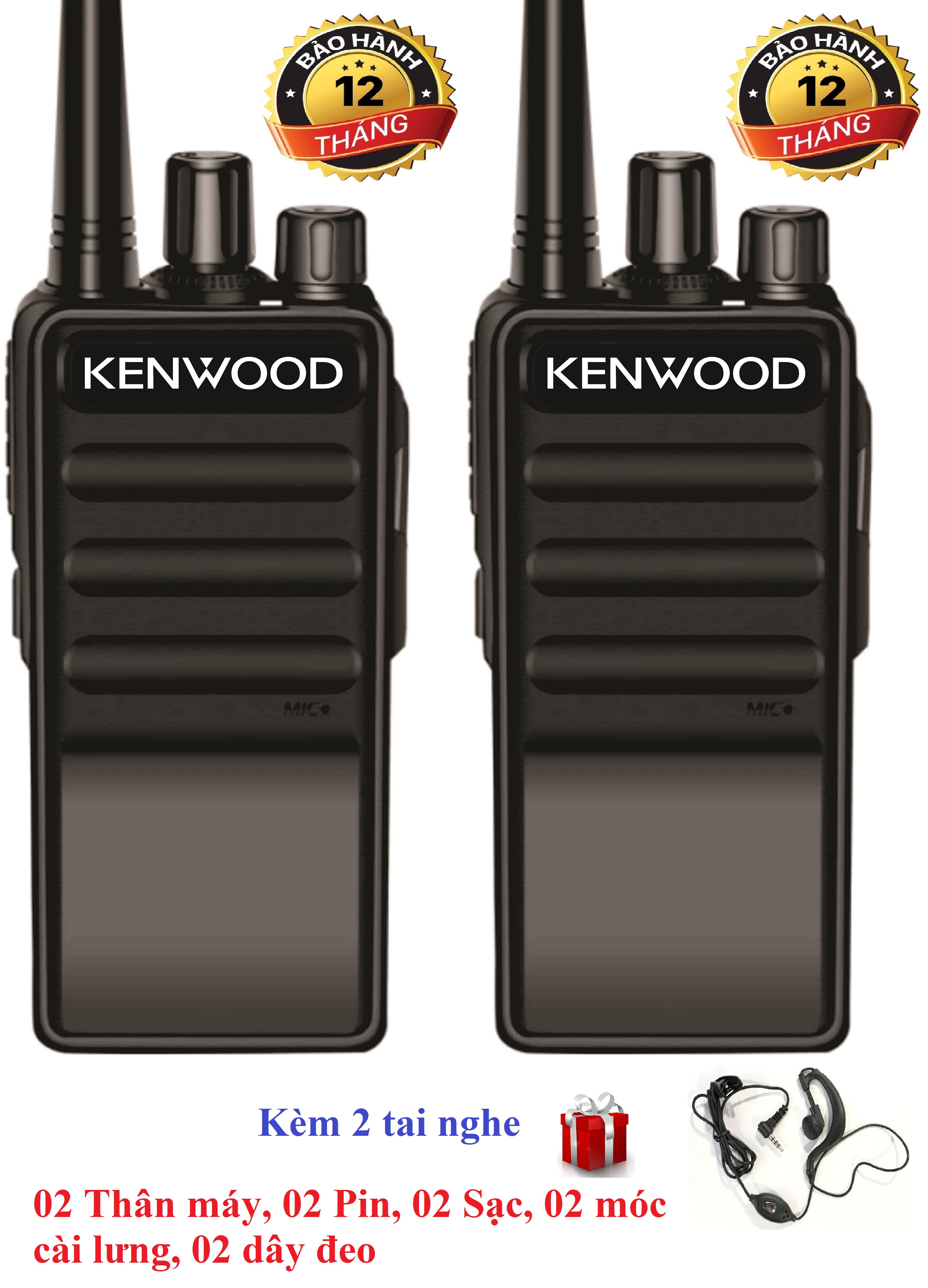 Bộ 2 Bộ Đàm Chất Lượng Cao Kenwoodd Tk3390