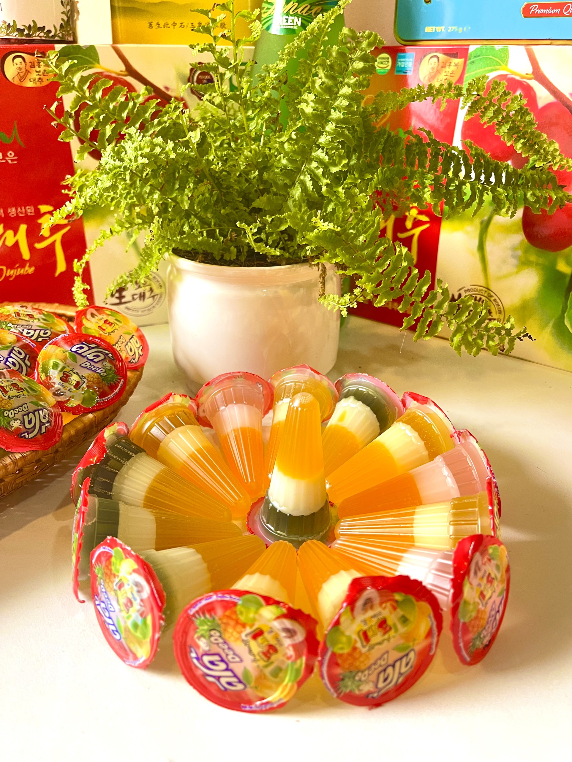 [500G - 1KG] Thạch Rau Câu Trái Cây 3 Tầng DEEDO Thái Lan