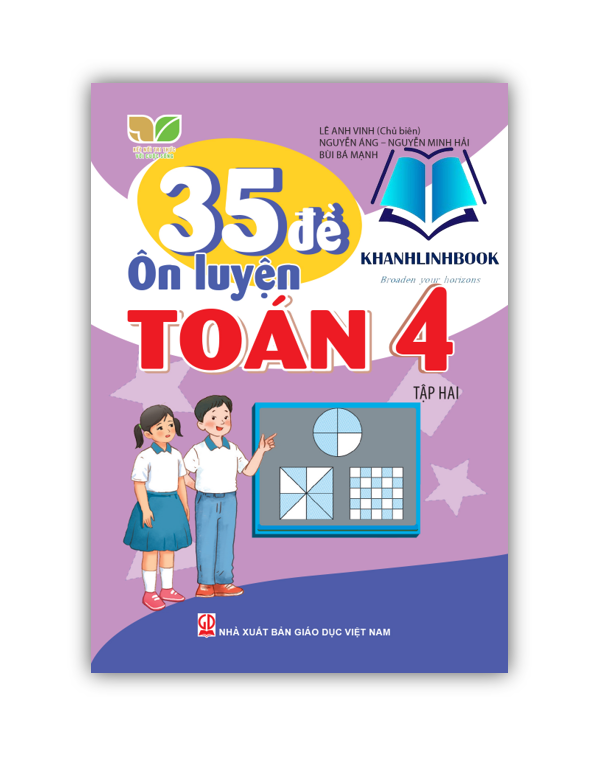 Sách - Combo 35 Đề ôn luyện Toán 4 tập 1 + 2 (Kết nối tri thức với cuộc sống)