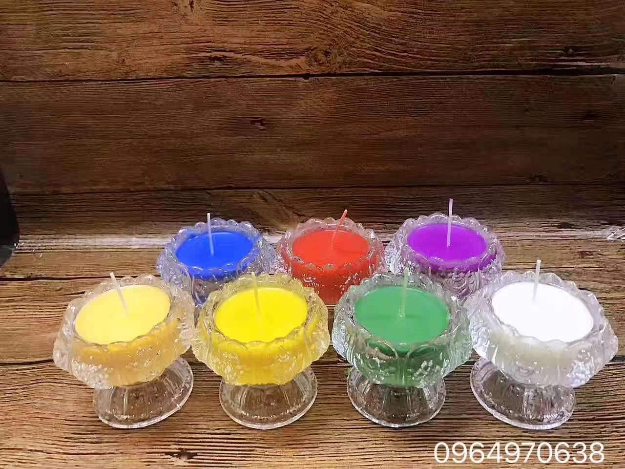 Cốc nến 8 cát tường 7 màu