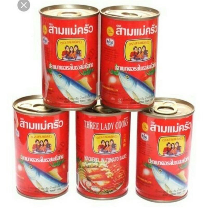 Cá nục sốt 3 cô gái nhập khẩu Thái Lan 165ml