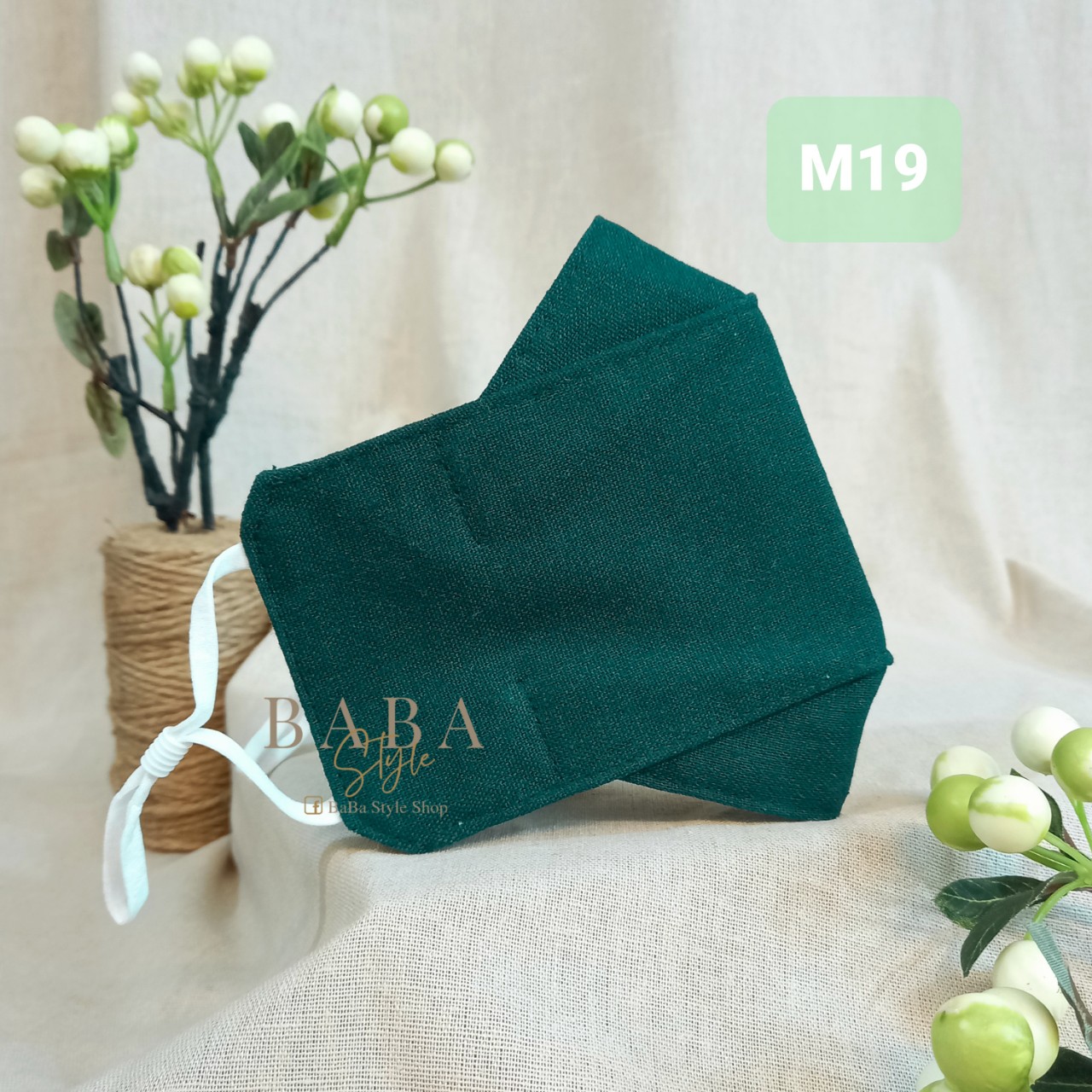 Khẩu trang vải linen nam, 3 lớp kháng khuẩn, hợp thời trang,  100% sợi tự nhiên, thoáng mát, thoải mái, sử dụng được nhiều lần