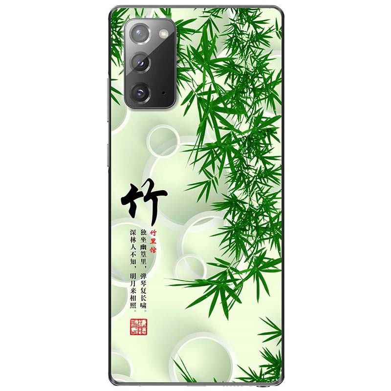 Ốp lưng dành cho Samsung Galaxy Note 10, Note 10 Plus, Note 10 Lite, Note 20, Note 20 Ultra mẫu Cành trúc